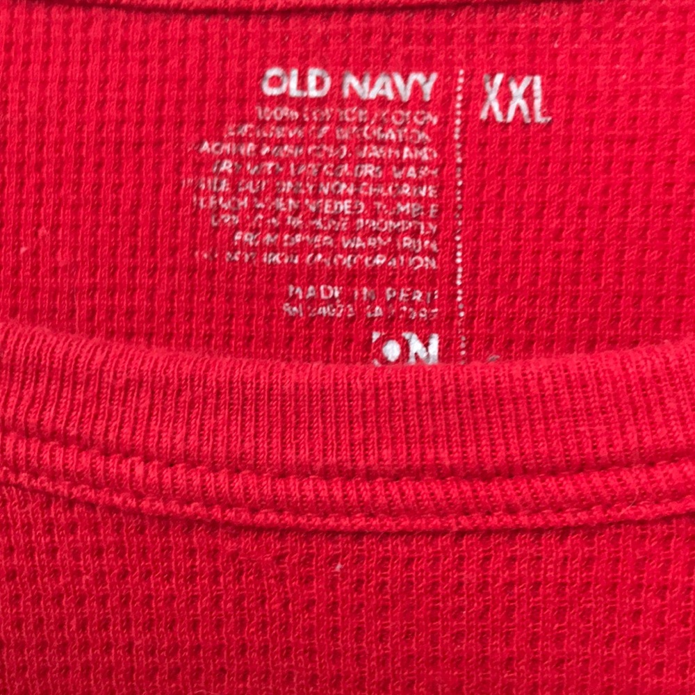 Old Navy thermal distressed shirt women’s size XXL - Picture 3 of 3